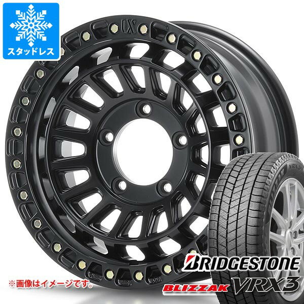 【タイヤ交換対象】5本セット スズキ ジムニー JB64W用 スタッドレス ブリヂストン ブリザック VRX3 215/70R16 100Q MLJ エクストリームJ XJ08 タイヤホイール5本セット