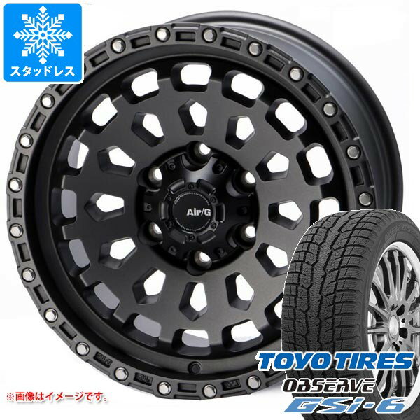 【タイヤ交換対象】ランドクルーザー プラド 150系用 スタッドレス トーヨー オブザーブ GSi-6 265/70R17 115Q エアージー ヴァルカン タイヤホイール4本セット