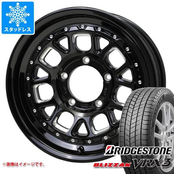 【タイヤ交換対象】スズキ ジムニーノマド JC74W用 スタッドレス ブリヂストン ブリザック VRX3 215/70R16 100Q バークレイハードロック ヒューロン タイヤホイール4本セット