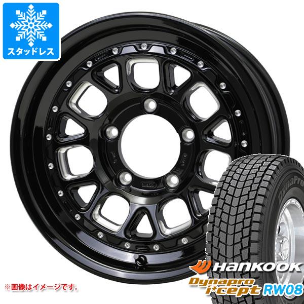 【タイヤ交換対象】5本セット ジムニー用 スタッドレス ハンコック ダイナプロアイセプト RW08 175/80R16 91Q バークレイハードロック ヒューロン タイヤホイール5本セット