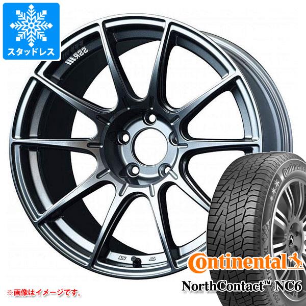 【タイヤ交換対象】スタッドレスタイヤ コンチネンタル ノースコンタクト NC6 235/65R17 108T XL ＆ SSR GTX01 8.0-17 タイヤホイール4本セット235/65-17 CONTINENTAL NorthContact NC6