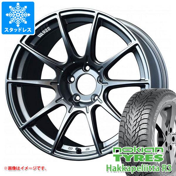 スタッドレスタイヤ ノキアン ハッカペリッタ R3 185/65R15 88R ＆ SSR GTX01 タイヤホイール4本セット185/65-15 NOKIAN Hakkapeliitta R3