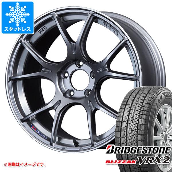 【タイヤ交換対象】スタッドレスタイヤ ブリヂストン ブリザック VRX2 225/55R18 98Q ＆ SSR GTX02 7.5-18 タイヤホイール4本セット225/55-18 BRIDGESTONE BLIZZAK VRX2