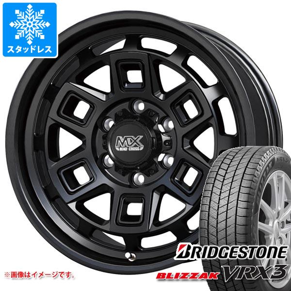 【タイヤ交換対象】NV350キャラバン E26用 スタッドレス ブリヂストン ブリザック VRX3 215/70R16 100Q マッドクロス アイヴァー タイヤホイール4本セット