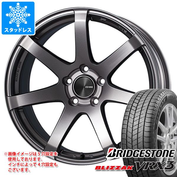 【タイヤ交換対象】スタッドレスタイヤ ブリヂストン ブリザック VRX3 225/40R19 93Q ＆ エンケイ パフォーマンスライン PF07 8.0-19 タイヤホイール4本セット225/40-19 BRIDGESTONE BLIZZAK VRX3