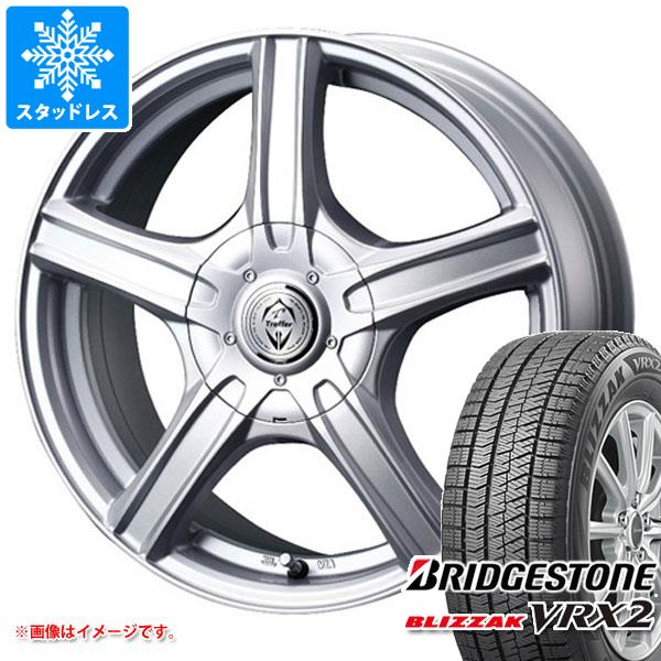 【タイヤ交換対象】スタッドレスタイヤ ブリヂストン ブリザック VRX2 155/70R13 75Q ＆ トレファー MH 4.0-13 タイヤホイール4本セット155/70-13 BRIDGESTONE BLIZZAK VRX2