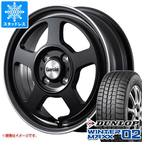 【タイヤ交換対象】アトレーワゴン S300系用 2025年製 スタッドレス ダンロップ ウインターマックス02 WM02 165/65R14 79Q ガルシア シカゴ5 タイヤホイール4本セット