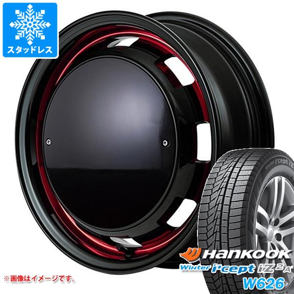 【タイヤ交換対象】ハスラー用 2025年製 スタッドレス ハンコック ウィンターアイセプト IZ2エース W626 165/70R14 81T ガルシア シスコ ポップ タイヤホイール4本セット