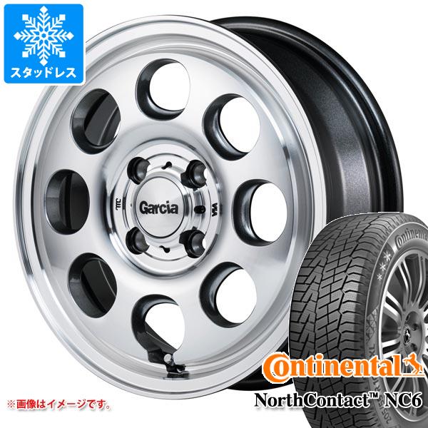【タイヤ交換対象】ハスラー用 スタッドレス コンチネンタル ノースコンタクト NC6 165/65R14 79T ガルシア パーム8 タイヤホイール4本セット