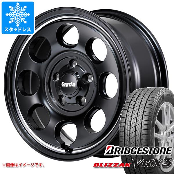 【タイヤ交換対象】T31エクストレイル用 スタッドレス ブリヂストン ブリザック VRX3 225/70R16 103Q ガルシア パーム8 タイヤホイール4本セット