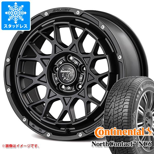 【タイヤ交換対象】エクリプスクロス GK系用 スタッドレス コンチネンタル ノースコンタクト NC6 235/65R17 108T XL ヴァルケン ローツェ タイヤホイール4本セット