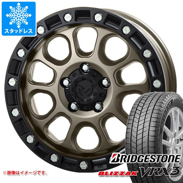 【タイヤ交換対象】エクリプスクロス GK系用 2025年製 スタッドレス ブリヂストン ブリザック VRX3 225/65R17 102Q MKW M204 タイヤホイール4本セット