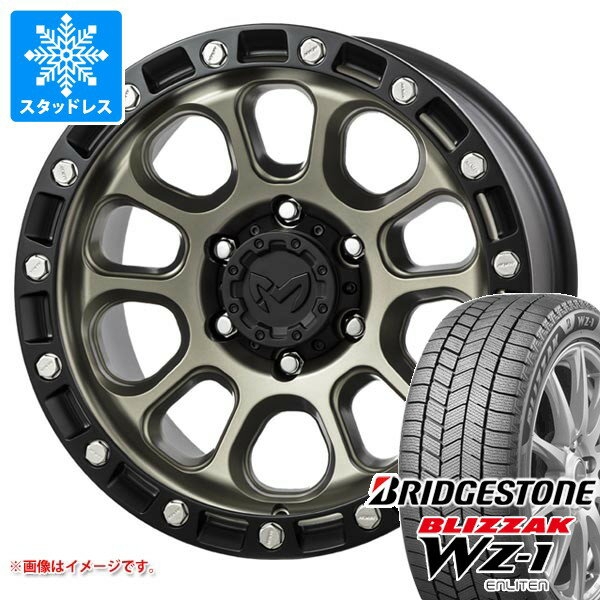 【タイヤ交換対象】トヨタ ランドクルーザー プラド 150系用 スタッドレス ブリヂストン ブリザック WZ-1 265/65R17 112Q 2025年10月発売サイズ MKW M204 タイヤホイール4本セット