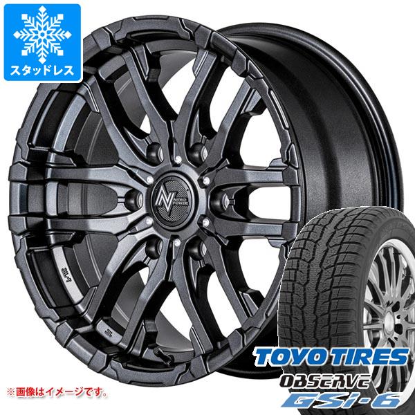 【タイヤ交換対象】NV350キャラバン E26用 スタッドレス トーヨー オブザーブ GSi-6 215/70R16 100Q ナイトロパワー M26 クロスファング タイヤホイール4本セット