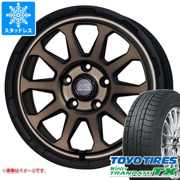 【タイヤ交換対象】デリカD5用 スタッドレス トーヨー ウィンタートランパス TX 225/65R17 102Q マッドクロスレンジャー タイヤホイール4本セット