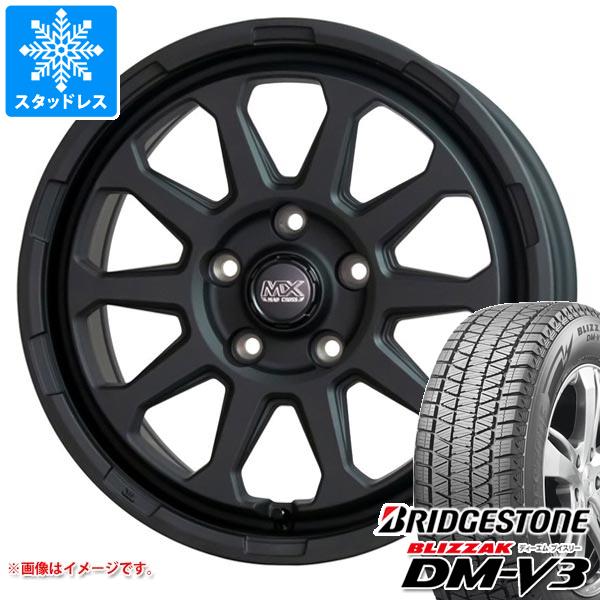 【タイヤ交換対象】T31エクストレイル用 スタッドレス ブリヂストン ブリザック DM-V3 225/70R16 103Q マッドクロスレンジャー タイヤホイール4本セット