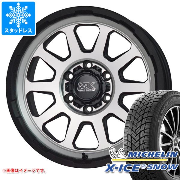 【タイヤ交換対象】ランドクルーザー プラド 150系用 スタッドレス ミシュラン エックスアイススノー SUV 265/65R18 114T マッドクロスレンジャー タイヤホイール4本セット