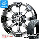 【タイヤ交換対象】デリカD5用 スタッドレス グリップマックス グリップアイスエックス SUV 215/70R16 100Q ホワイトレター MKW MK-46 タイヤホイール4本セット