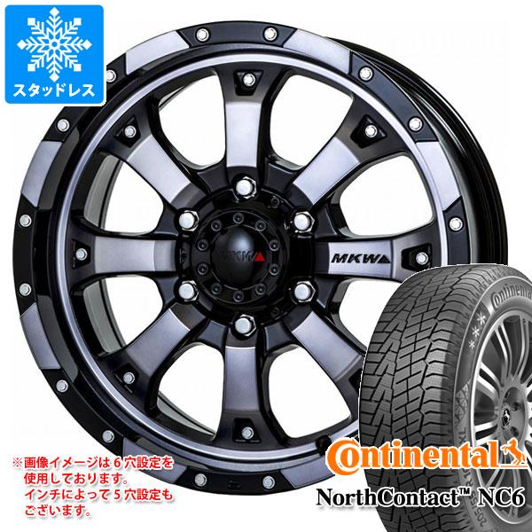 【タイヤ交換対象】RAV4 50系用 スタッドレス コンチネンタル ノースコンタクト NC6 235/65R17 108T XL MKW MK-46 タイヤホイール4本セット