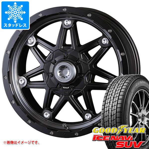 【タイヤ交換対象】スタッドレスタイヤ グッドイヤー アイスナビ SUV 235/65R17 108Q XL ＆ クリムソン MG ライカン 7.0-17 タイヤホイール4本セット235/65-17 GOODYEAR ICE NAVI SUV