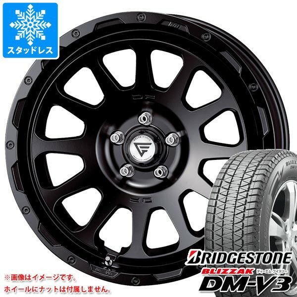 【タイヤ交換対象】トヨタ ランドクルーザー300用 スタッドレス ブリヂストン ブリザック DM-V3 265/65R18 116Q XL デルタフォース オーバル タイヤホイール4本セット