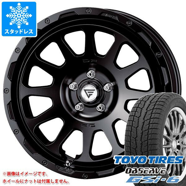 【タイヤ交換対象】トヨタ ランドクルーザー300用 スタッドレス トーヨー オブザーブ GSi-6 265/65R18 116Q XL デルタフォース オーバル タイヤホイール4本セット