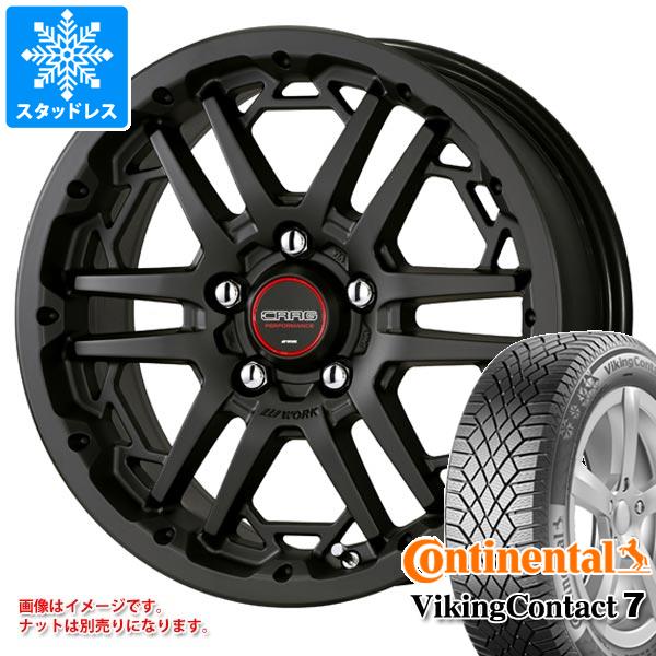 【タイヤ交換対象】アウトランダー GF/GG系用 スタッドレス コンチネンタル バイキングコンタクト7 215/70R16 100T ワーク クラッグ T-グラビック3 タイヤホイール4本セット