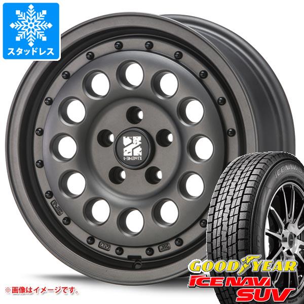 【タイヤ交換対象】T31エクストレイル用 スタッドレス グッドイヤー アイスナビ SUV 215/65R16 98Q MLJ エクストリームJ ラギッド タイヤホイール4本セット