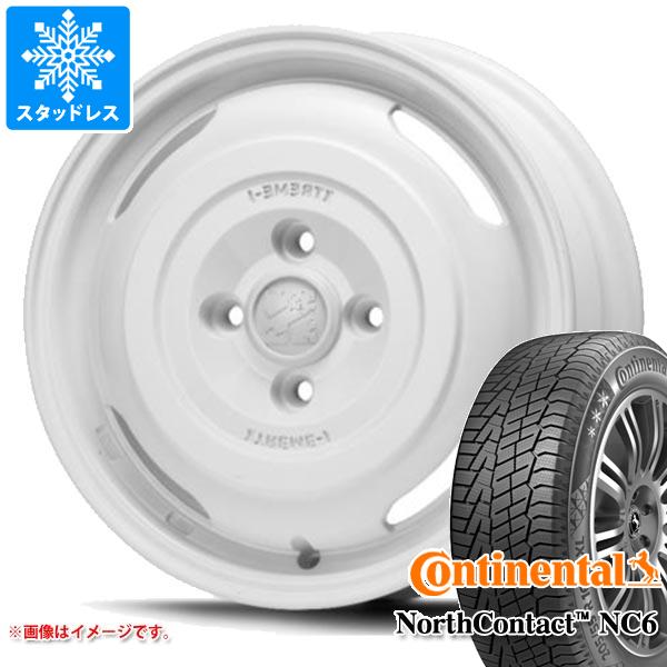 【タイヤ交換対象】ハスラー用 スタッドレス コンチネンタル ノースコンタクト NC6 165/65R14 79T MLJ エクストリームJ ジャーニー タイヤホイール4本セット