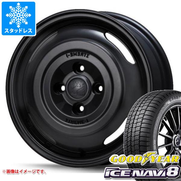 【タイヤ交換対象】エブリイバン DA17V用 スタッドレス グッドイヤー アイスナビ8 165/60R14 75Q MLJ エクストリームJ ジャーニー タイヤホイール4本セット