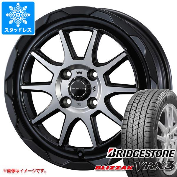 【タイヤ交換対象】エブリイワゴン DA17W用 スタッドレス ブリヂストン ブリザック VRX3 165/60R14 75Q マッドヴァンス06 タイヤホイール4本セット