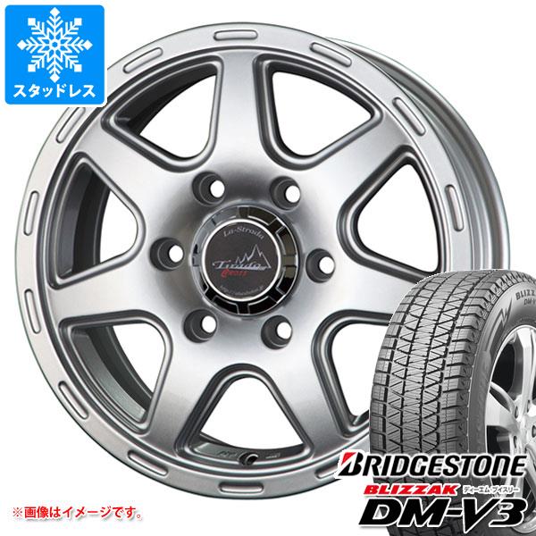 【タイヤ交換対象】スタッドレスタイヤ ブリヂストン ブリザック DM-V3 265/65R17 112Q ＆ ラ・ストラーダ ティラード クロス 7.5-17 タイヤホイール4本セット265/65-17 BRIDGESTONE BLIZZAK DM-V3