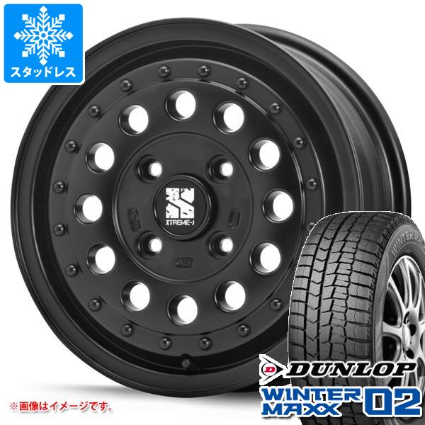 【タイヤ交換対象】アトレーワゴン S300系用 スタッドレス ダンロップ ウインターマックス02 WM02 165/65R14 79Q MLJ エクストリームJ ラギッド タイヤホイール4本セット