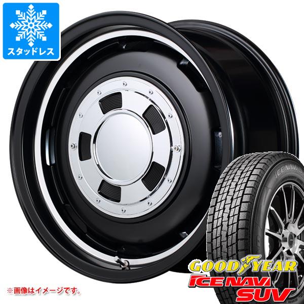 【タイヤ交換対象】ジムニー JB64W用 スタッドレス グッドイヤー アイスナビ SUV 215/70R16 100Q ガルシア シスコ タイヤホイール4本セット