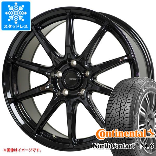 【タイヤ交換対象】スタッドレスタイヤ コンチネンタル ノースコンタクト NC6 175/65R14 82T ＆ ジースピード G-05 5.5-14 タイヤホイール4本セット175/65-14 CONTINENTAL NorthContact NC6