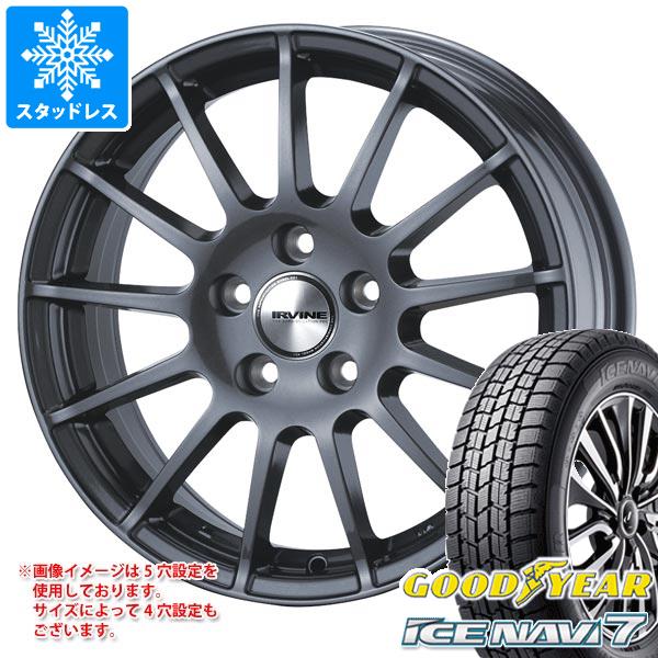 【タイヤ交換対象】MINI クラブマン F54用 スタッドレス グッドイヤー アイスナビ7 205/55R16 91Q アーヴィン F01 タイヤホイール4本セット