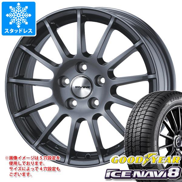 【タイヤ交換対象】メルセデスベンツ W247 Bクラス用 スタッドレス グッドイヤー アイスナビ8 205/60R16 96Q XL アーヴィン F01 タイヤホイール4本セット