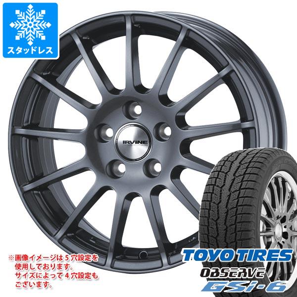 【タイヤ交換対象】ランドローバー ディスカバリースポーツ LC系用 スタッドレス トーヨー オブザーブ GSi-6 235/65R17 108Q XL アーヴィン F01 タイヤホイール4本セット