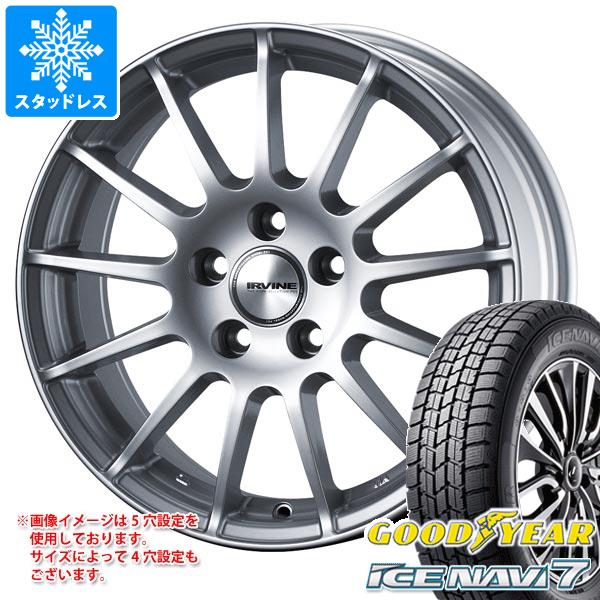 【タイヤ交換対象】VW パサート 3C系用 2025年製 スタッドレス グッドイヤー アイスナビ7 215/50R17 91Q アーヴィン F01 タイヤホイール4本セット