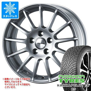 【タイヤ交換対象】メルセデスベンツ X247 GLBクラス用 スタッドレス ノキアン ハッカペリッタ R5 SUV 235/55R18 104R XL アーヴィン F01 タイヤホイール4本セット