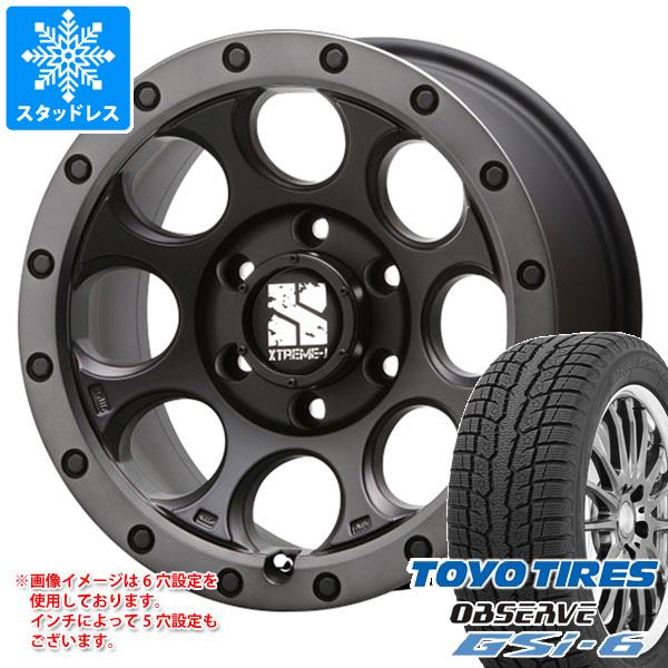 【タイヤ交換対象】ランドクルーザー プラド 150系用 スタッドレス トーヨー オブザーブ GSi-6 265/65R18 116Q XL MLJ エクストリームJ XJ03 タイヤホイール4本セット