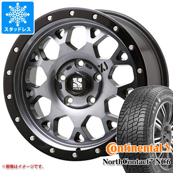 【タイヤ交換対象】デリカD:5用 スタッドレス コンチネンタル ノースコンタクト NC6 235/65R17 108T XL MLJ エクストリームJ XJ04 タイヤホイール4本セット