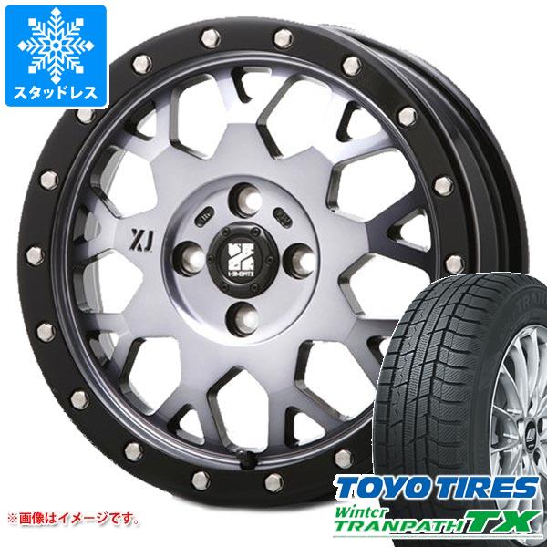 【タイヤ交換対象】ハスラー用 スタッドレス トーヨー ウィンタートランパス TX 165/65R14 79Q MLJ エクストリームJ XJ04 タイヤホイール4本セット