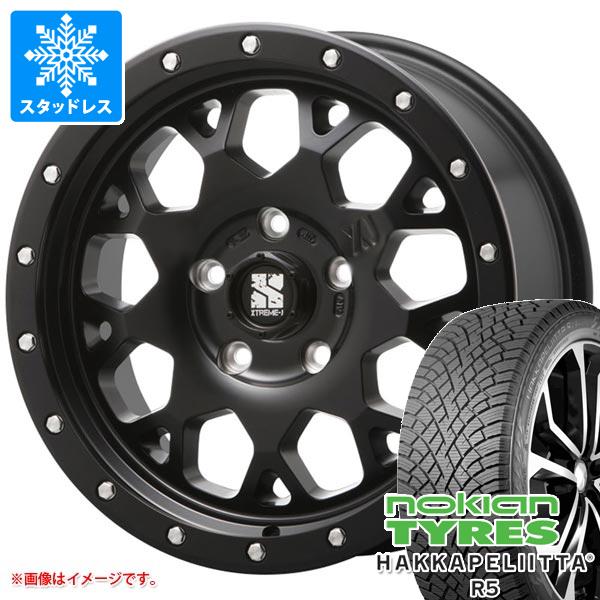 【タイヤ交換対象】ジープ レネゲード BU系用 スタッドレス ノキアン ハッカペリッタ R5 SUV 215/65R16 102R XL MLJ エクストリームJ XJ04 タイヤホイール4本セット