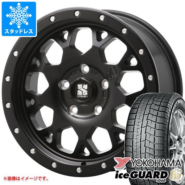 【タイヤ交換対象】ジープ チェロキー KL系用 スタッドレス ヨコハマ アイスガードシックス iG60 225/60R17 99Q MLJ エクストリームJ XJ04 タイヤホイール4本セット