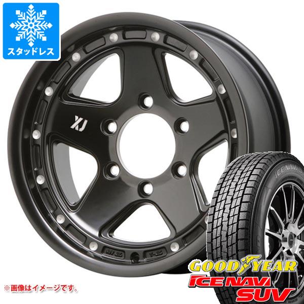 【タイヤ交換対象】スタッドレスタイヤ グッドイヤー アイスナビ SUV 265/70R16 112Q ＆ MLJ エクストリームJ XJ05 8.0-16 タイヤホイール4本セット265/70-16 GOODYEAR ICE NAVI SUV