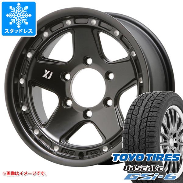 【タイヤ交換対象】スタッドレスタイヤ トーヨー オブザーブ GSi-6 265/70R16 112Q ＆ MLJ エクストリームJ XJ05 8.0-16 タイヤホイール4本セット265/70-16 TOYO OBSERVE GSi-6