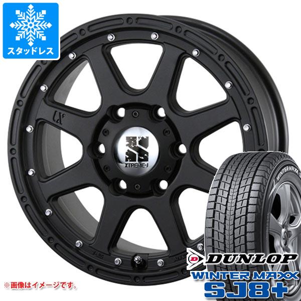 【タイヤ交換対象】T32エクストレイル用 スタッドレス ダンロップ ウインターマックス SJ8 プラス 225/70R16 103Q MLJ エクストリームJ タイヤホイール4本セット