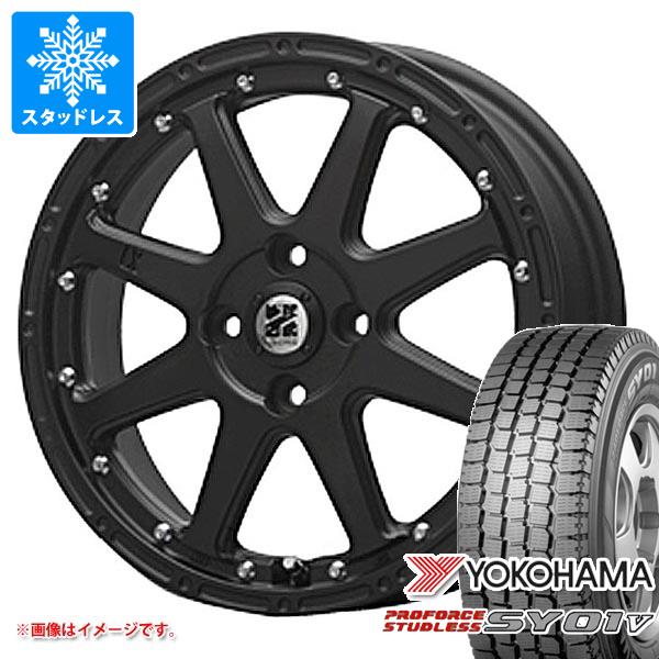 【タイヤ交換対象】キャリイ DA16T用 2025年製 スタッドレス ヨコハマ プロフォース スタッドレス SY01V 145/80R12 80/78N MLJ エクストリームJ タイヤホイール4本セット