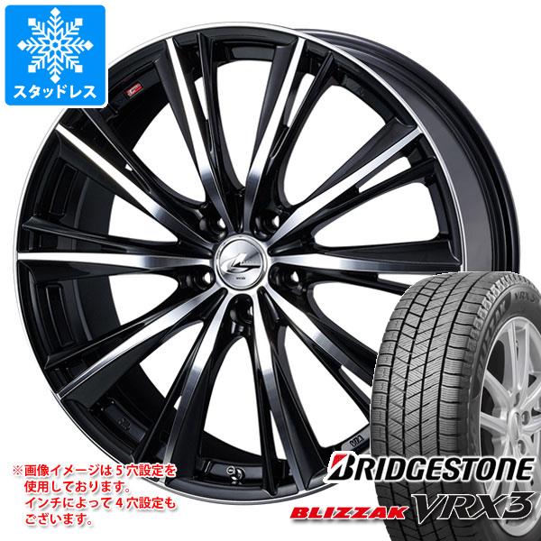 【タイヤ交換対象】スタッドレスタイヤ ブリヂストン ブリザック VRX3 165/60R15 77Q ＆ レオニス WX 4.5-15 タイヤホイール4本セット165/60-15 BRIDGESTONE BLIZZAK VRX3